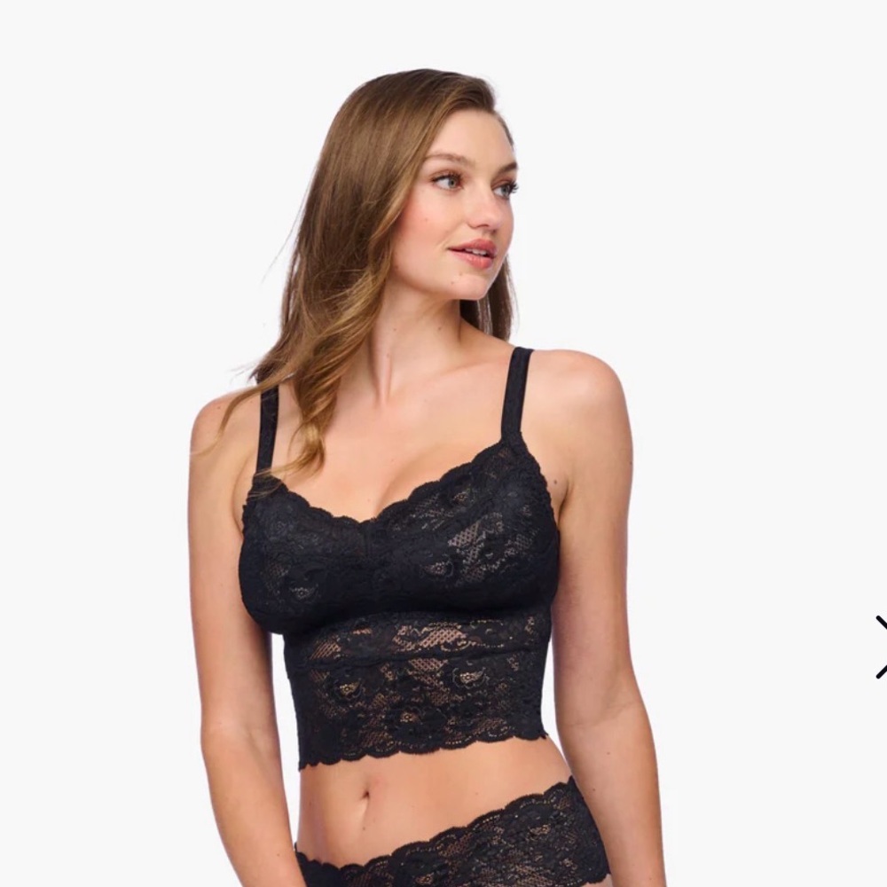 Cosabella Black Lace “never say never” ultra curvy Shorty Bralette